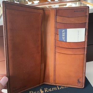 Ralph Lauren Leather Tan Mens Wallet